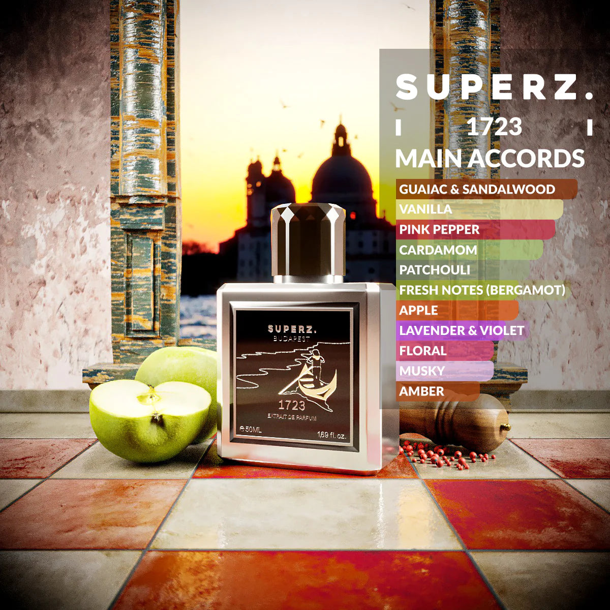 1723 - 50 ml Extrait De Parfum - Man - with new box design