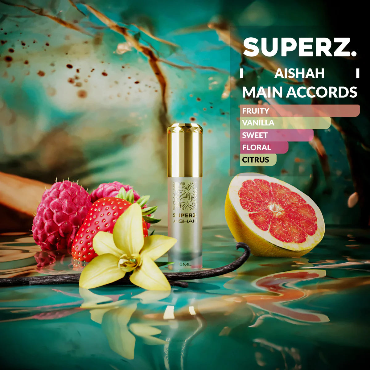 Aishah - 6 ml exklusives 100% Parfümöl - Damen