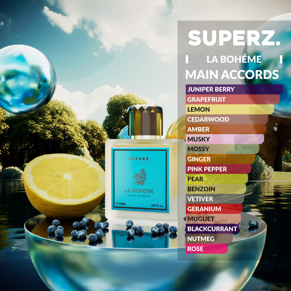 La Bohème - 50 ml Extrait De Parfum - Homme