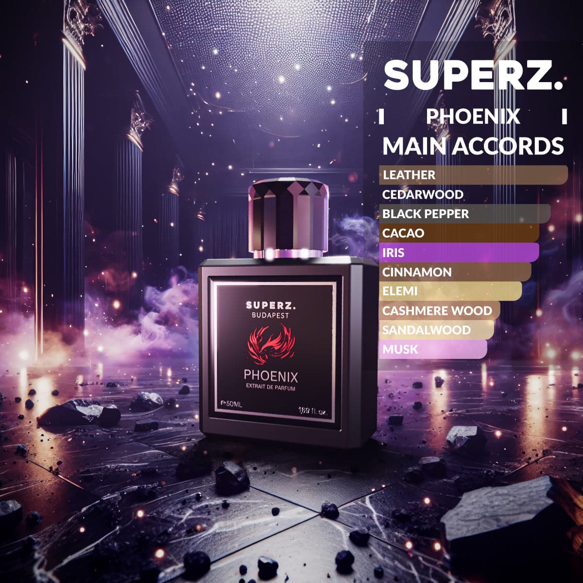 Phoenix - 50 ml Extrait De Parfum - Man – Superz. WorldWide