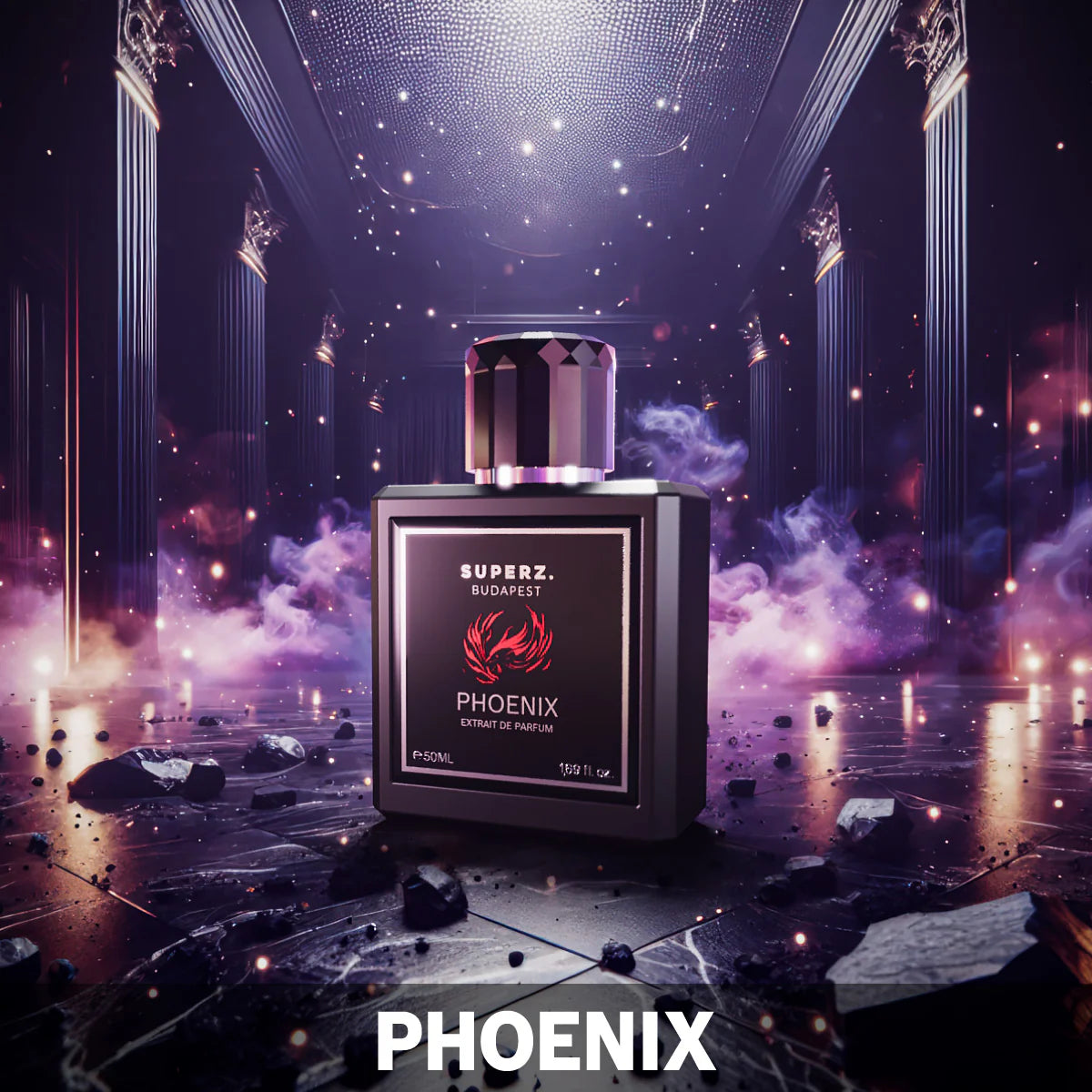 Phoenix - 50 ml Extrait De Parfum - Man – Superz. WorldWide Phoenix - 50 ml Extrait De Parfum - Man – Superz. WorldWide