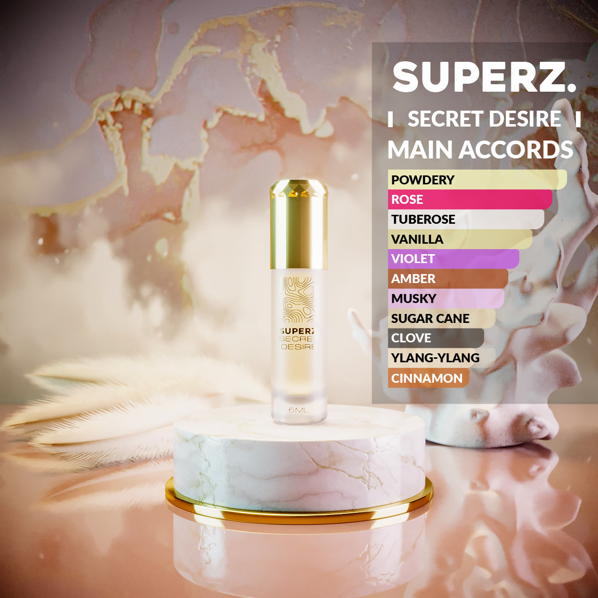 Secret Desire - 6 ml Uleiuri de parfum exclusive 100% - Femei