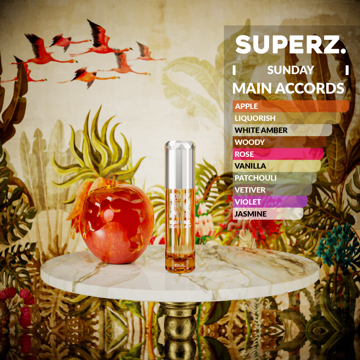 Sunday - 6 ml Ulei de parfum exclusiv 100% - Unisex