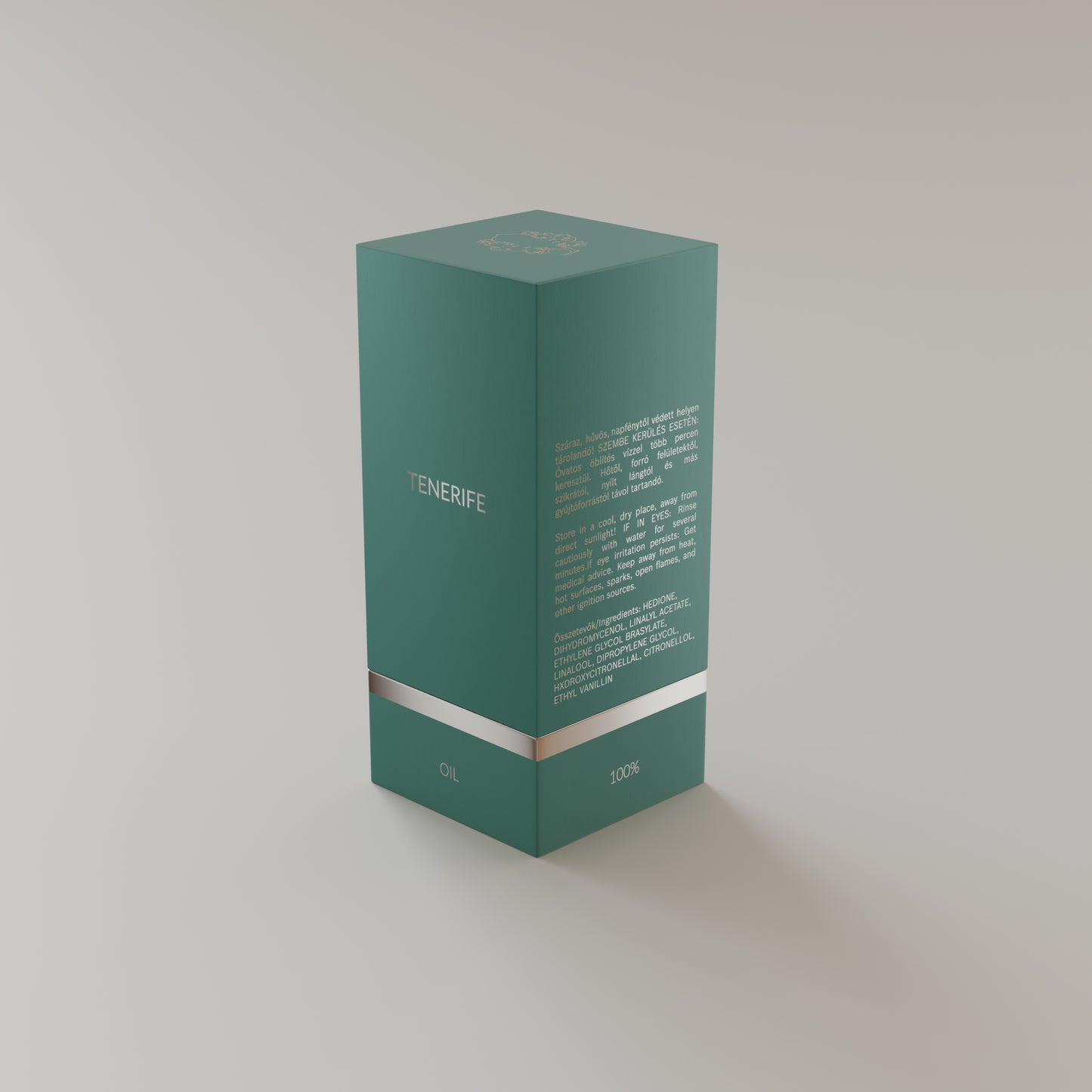 Tenerife - Huile de parfum exclusive 100 % 6 ml - Unisexe - avec un nouveau design de boîte