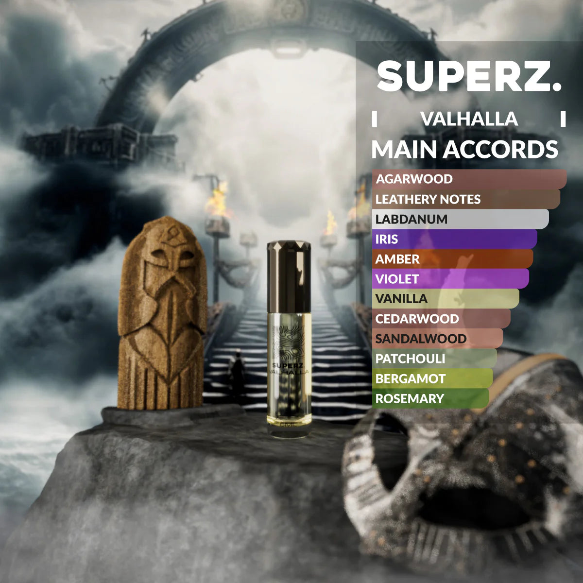 Valhalla - 6 ml Exclusive 100% Perfume oil - Man