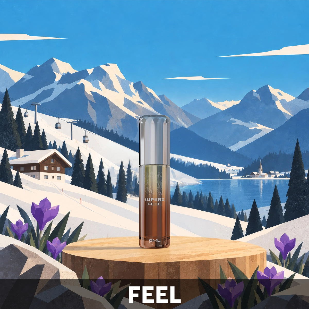 Feel - 6 ml Exclusive 100% Perfume oil - Unisex – Superz. WorldWide