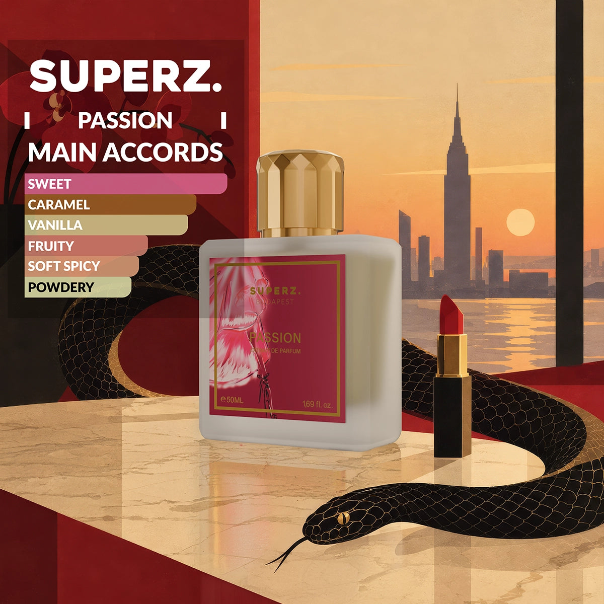 Passion - 50 ml Extrait De Parfum - Woman – Superz. WorldWide