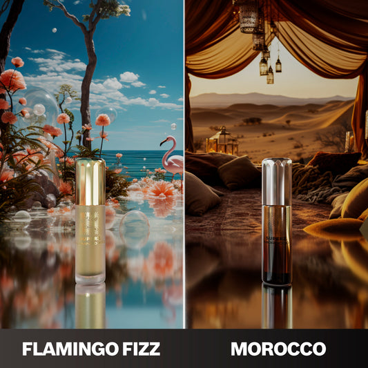 Flamingo Fizz + Morocco 2x6ml Unisex