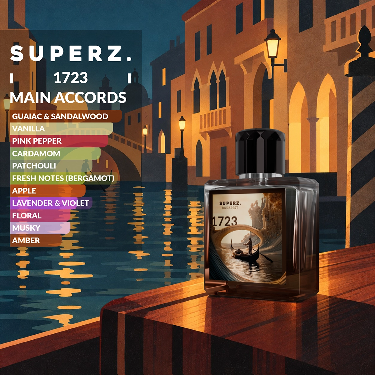 1723 - 50 ml Extrait De Parfum - Bărbați