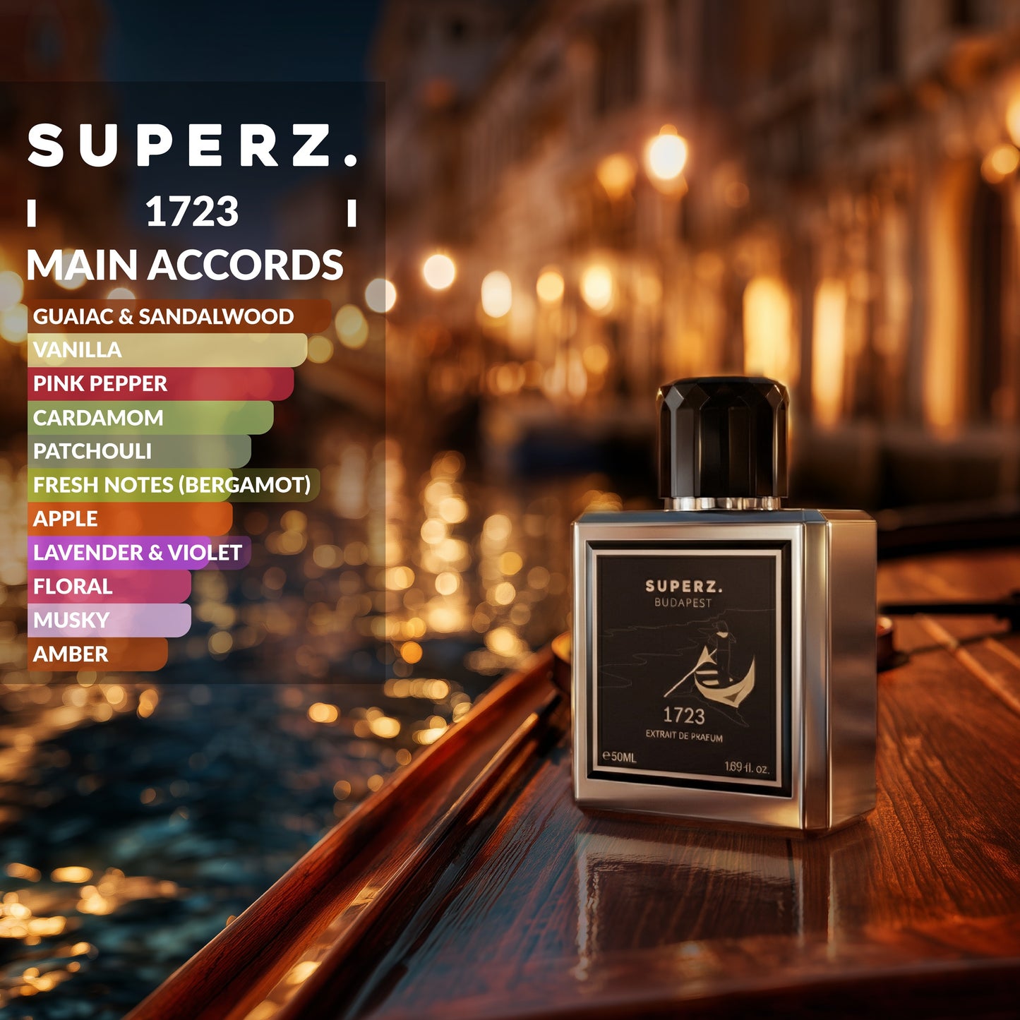 1723 - 50 ml Extrait De Parfum - Bărbați