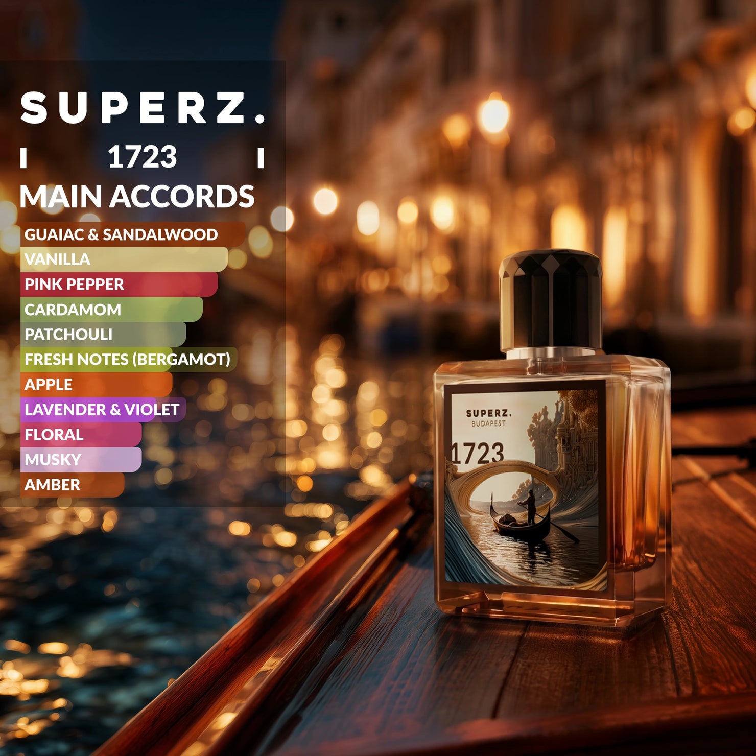 1723 - 50 ml Extrait De Parfum - Bărbați