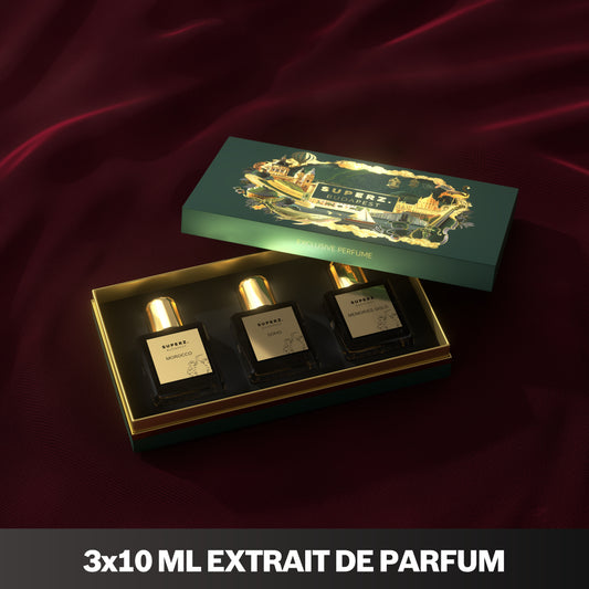 3x10 ml - Bestsellers of Worldwide - Morocco & Soho & Memories Gold