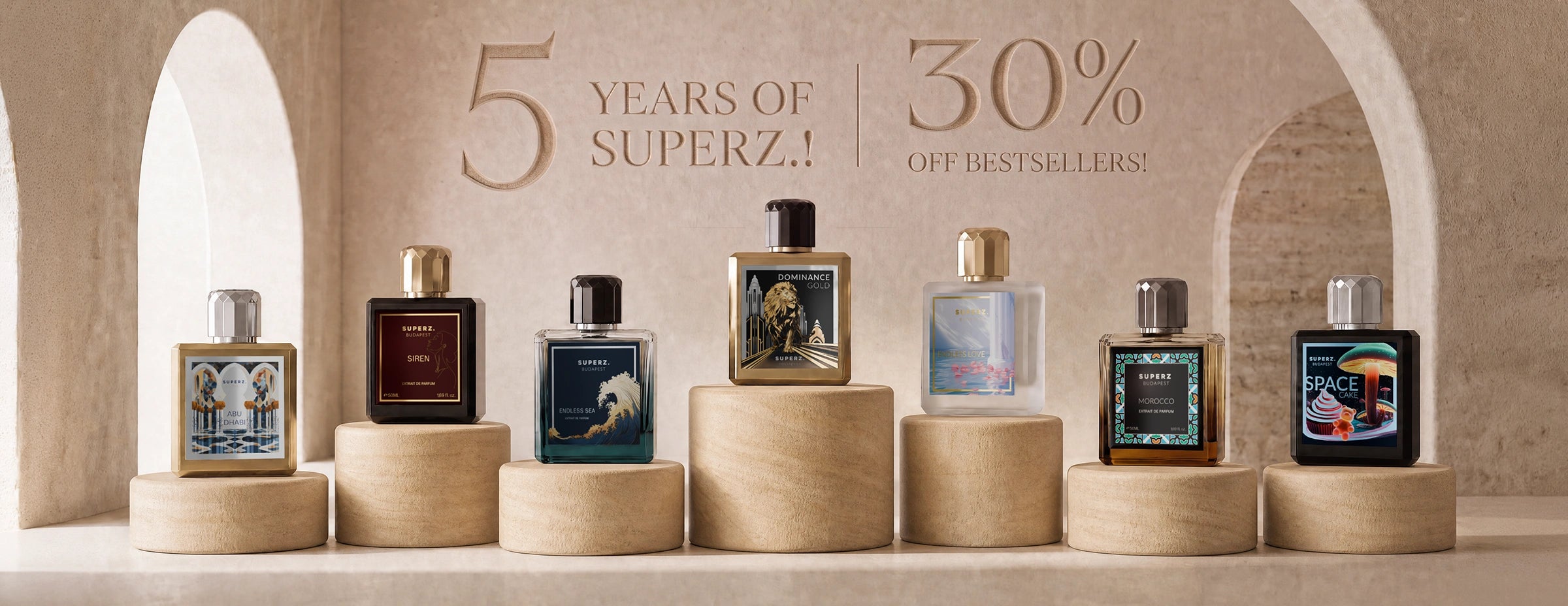 5 years of SUPERZ.! 30% OFF on bestsellers!
