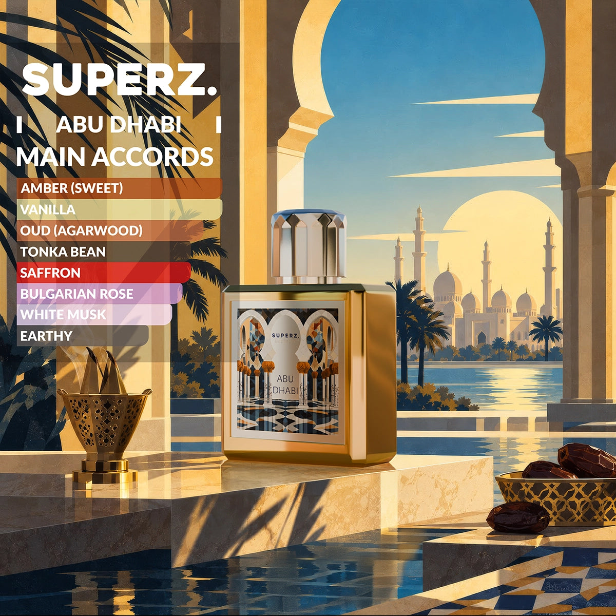 Abu Dhabi - 50 ml Extrait De Parfum - Unisex - im neuen Design!
