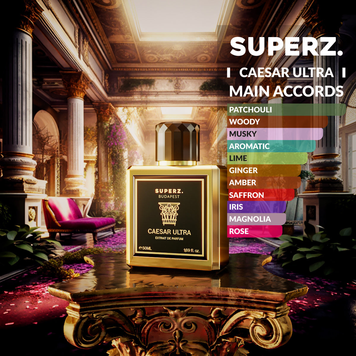 Caesar Ultra - 50 ml Extrait De Parfum - Bărbați