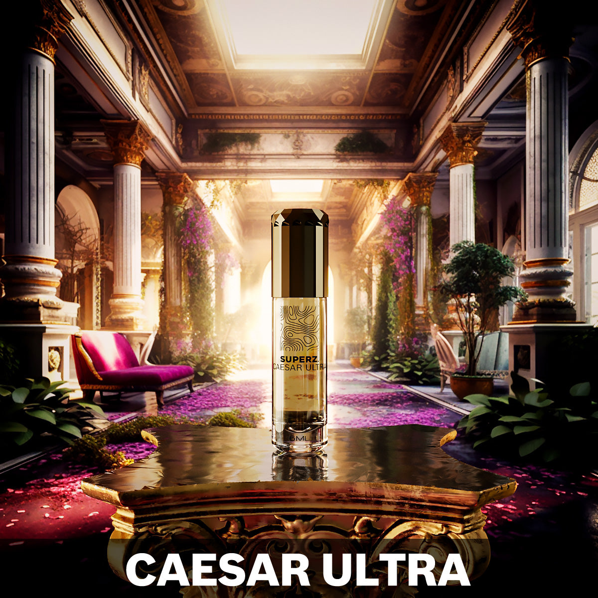 Caesar Ultra – 6 ml Exclusiv Ulei de Parfum 100% – Bărbați - cu noul design al cutiei