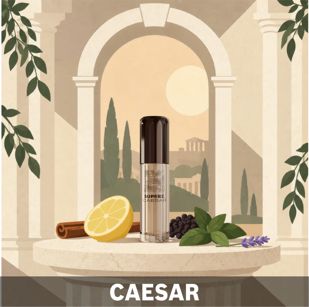 Caesar - 6 ml Ulei de parfum 100% exclusiv - Bărbați