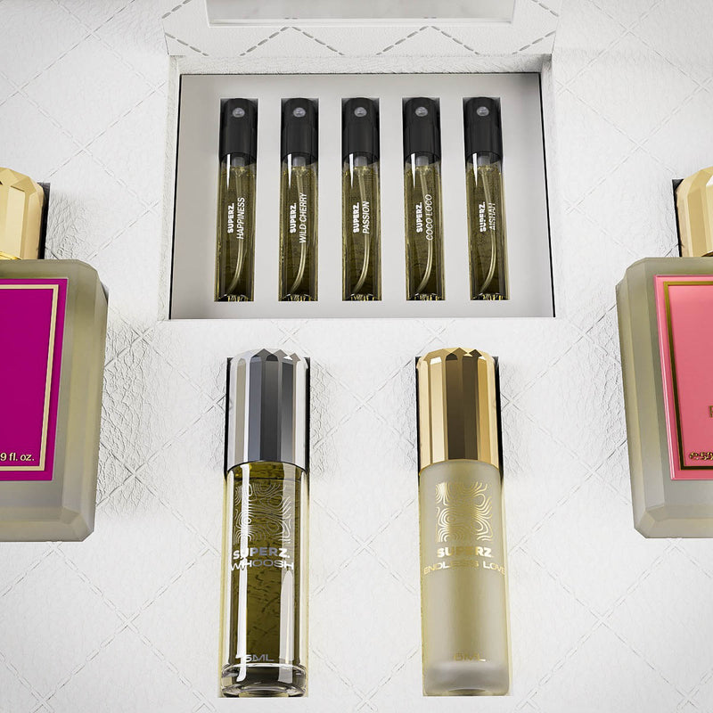 Extrait de Parfum and 100% Perfume Oils from SUPERZ