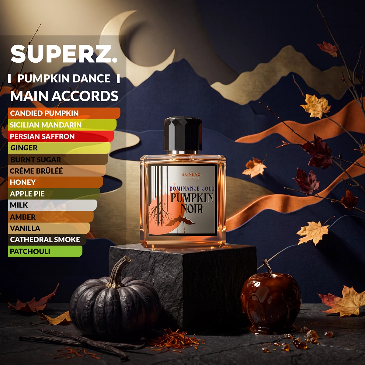 Dominance Gold Pumpkin Noir - 50 ml Extrait De Parfum - Unisex - Limited Edition