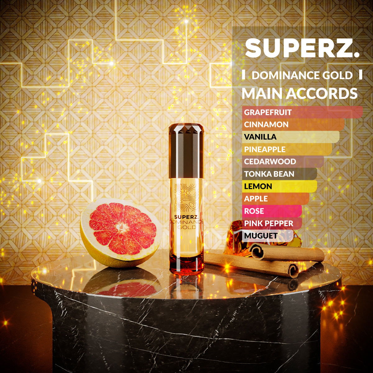 Dominance Gold - 6 ml Exclusive 100% Perfume oil - Man