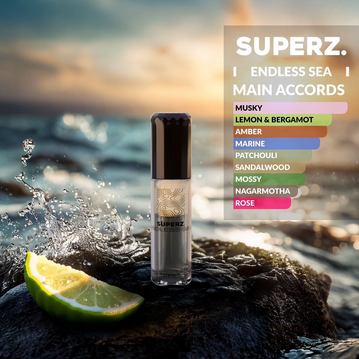 Endless Sea - 6 ml Exclusive 100% Perfume oil - Man