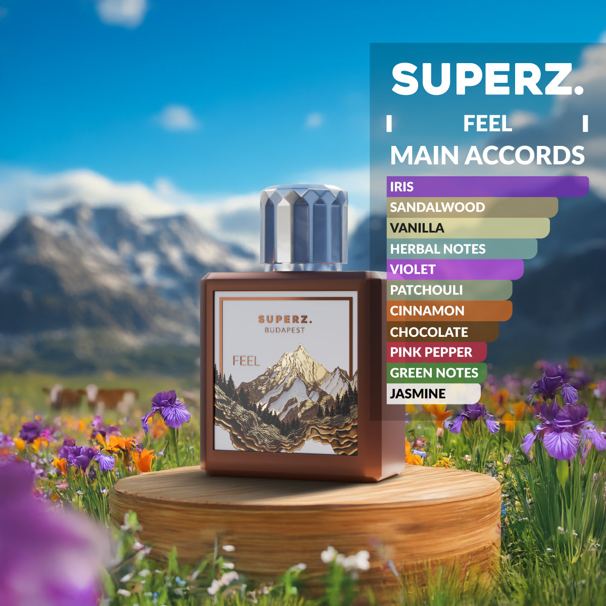 Feel - 50 ml Extrait De Parfum - Unisex - New box design
