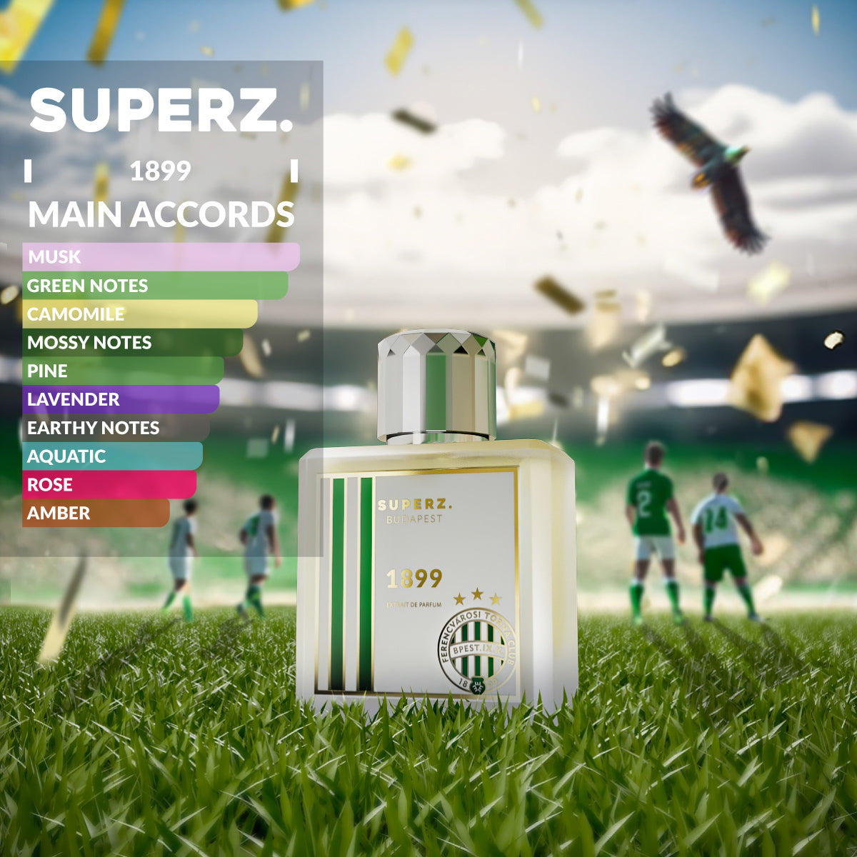 SUPERZ. x Fradi - 1899 - 50 ml Extrait de Parfum - Unisex