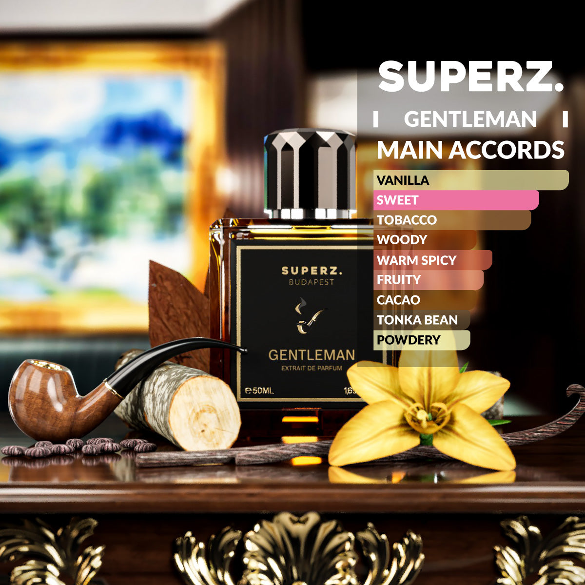 Gentleman - 50 ml Extrait De Parfum - Man - New box design
