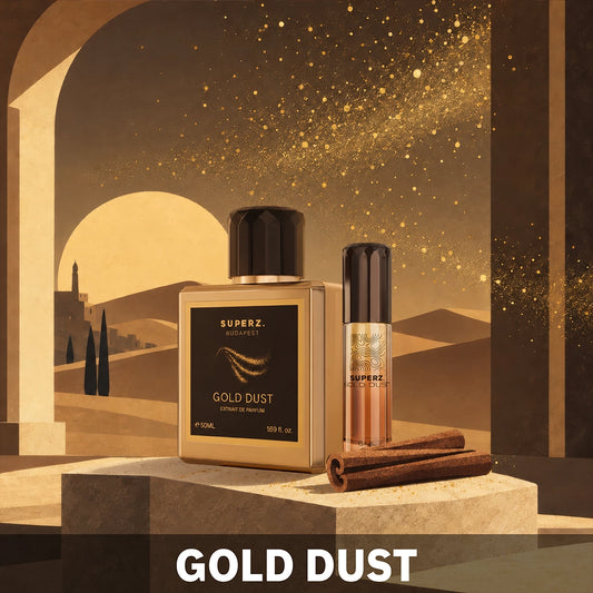 Gold Dust 1+1 Sale - 50 ml Extrait De Parfum - Man +Gift: Gold Dust - 6 ml Perfume oil