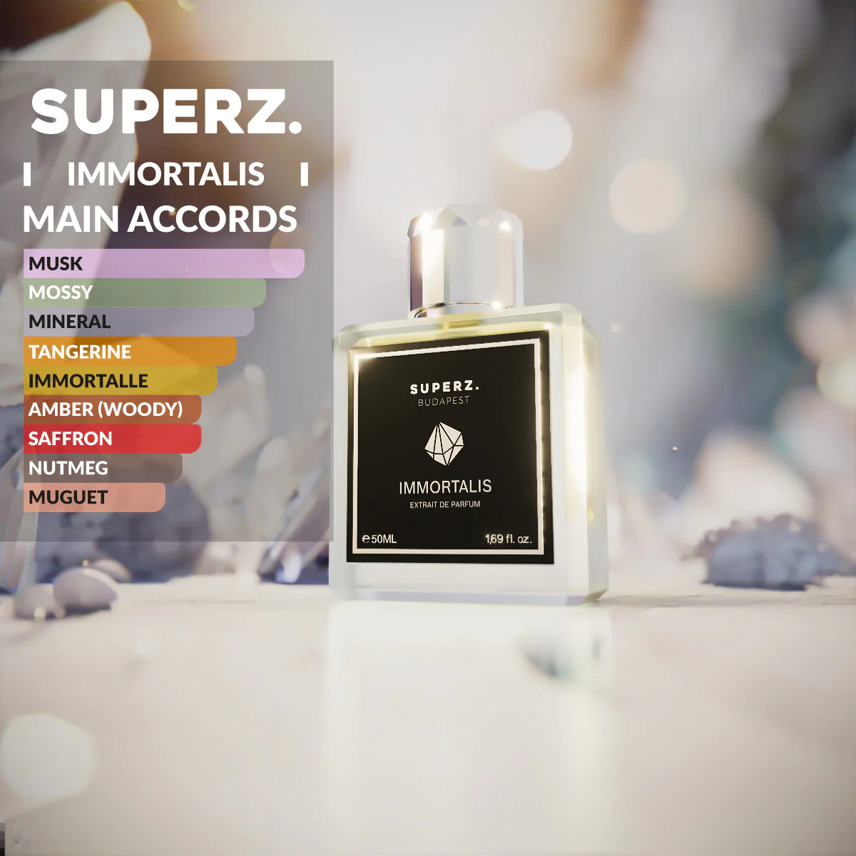 Immortalis - 50 ml Extrait De Parfum - Unisex - New box design