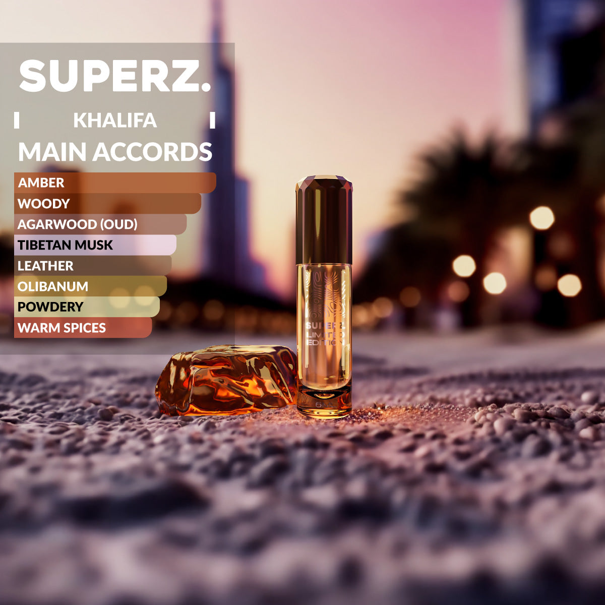 Khalifa - 6 ml Exclusive 100% Perfume oil - Man - New box design