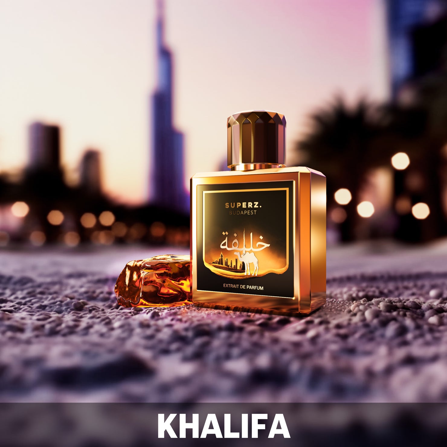Khalifa - 50 ml Extrait De Parfum - Homme avec un nouveau design de boîte