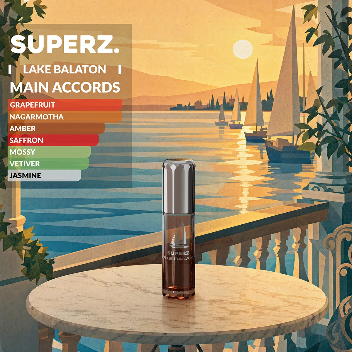 Lake Balaton - 6 ml exklusives 100% Parfümöl - Unisex
