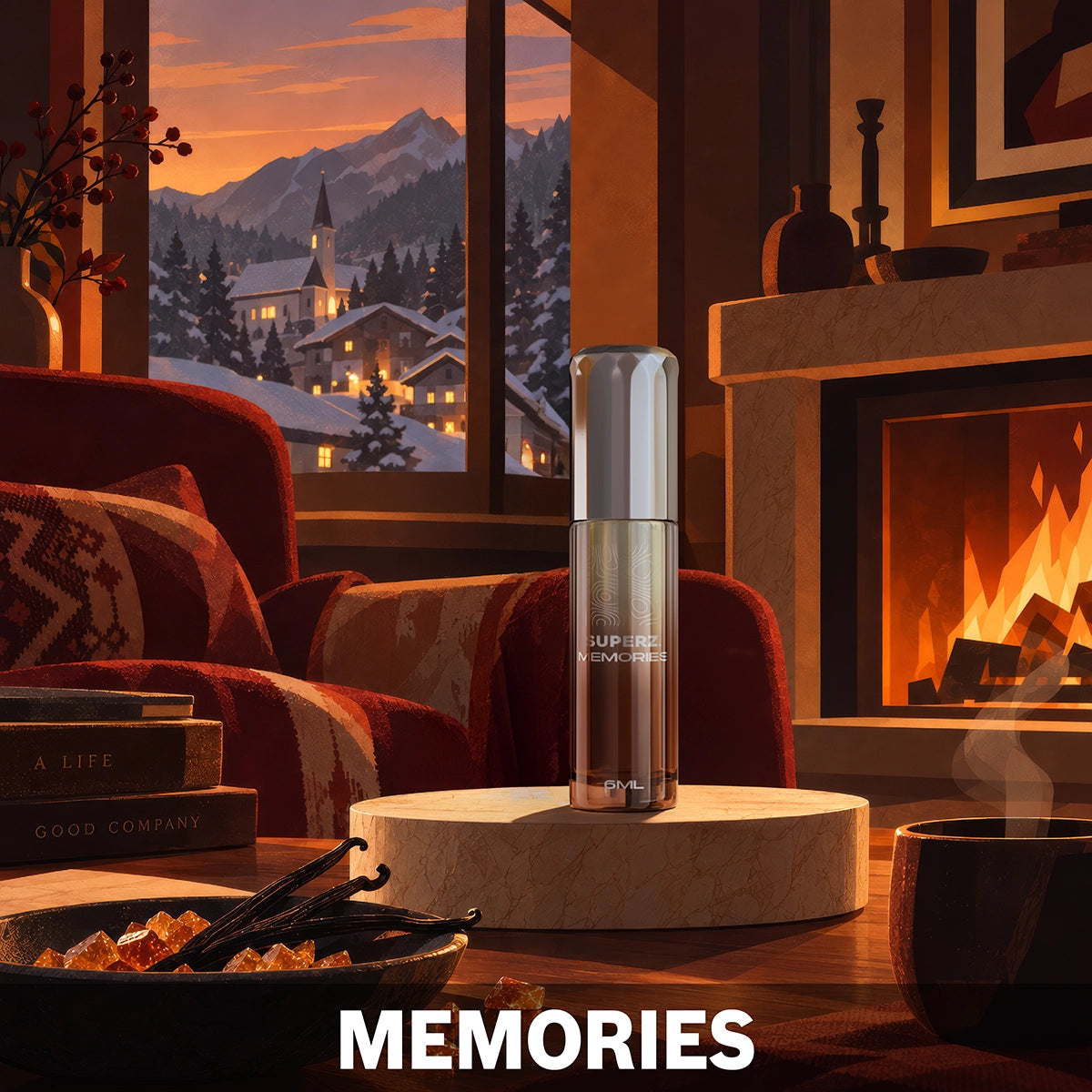 Memories - 6 ml Exclusive 100% Perfume oil - Unisex