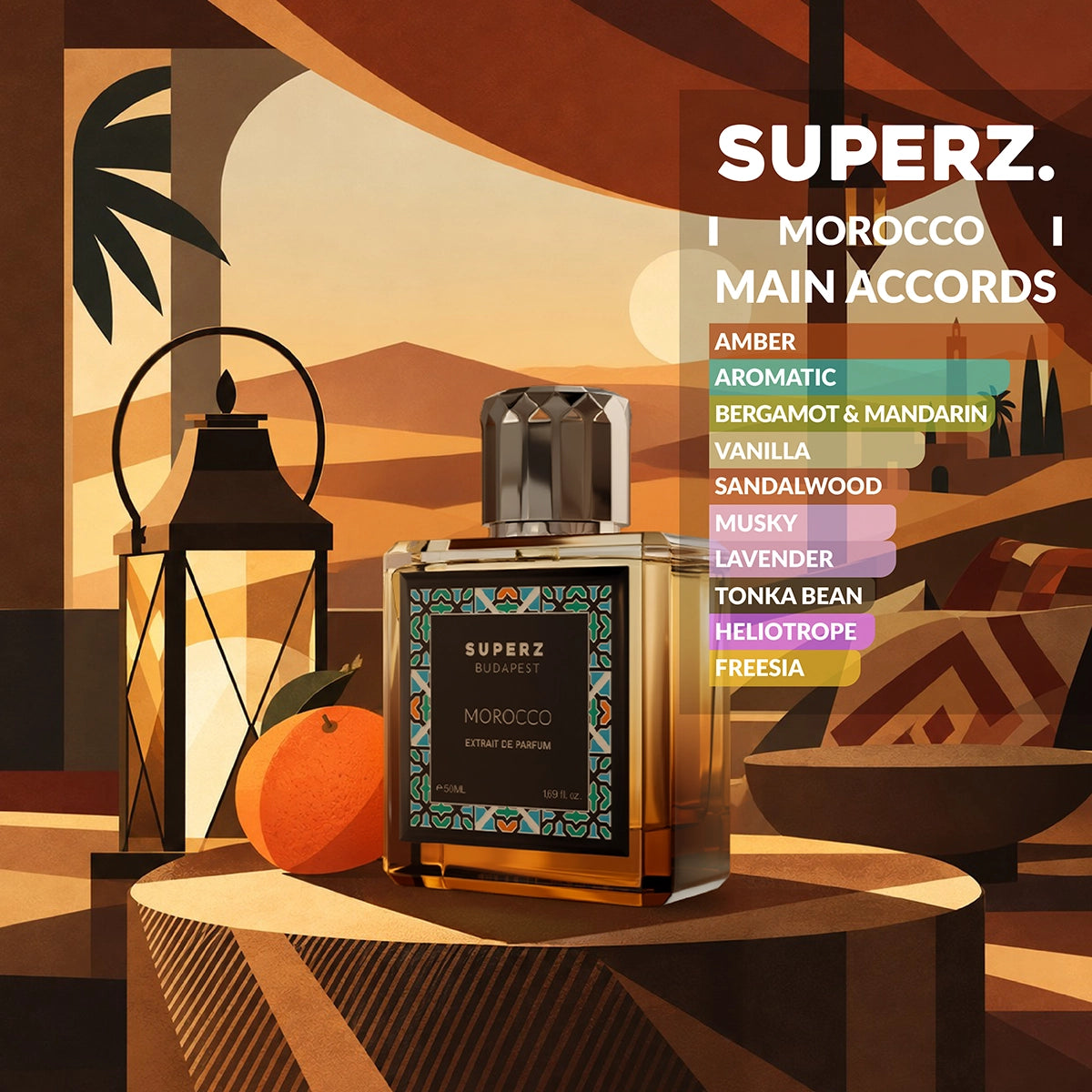 Morocco - 50 ml Extrait De Parfum - Unisex - im neuen Design!