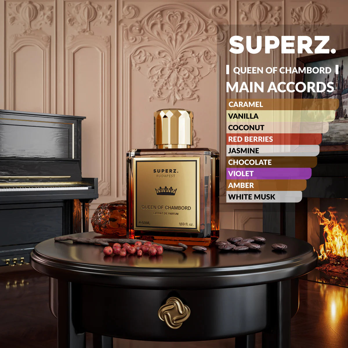 Queen of Chambord – 50 ml Extrait de Parfum – Femei