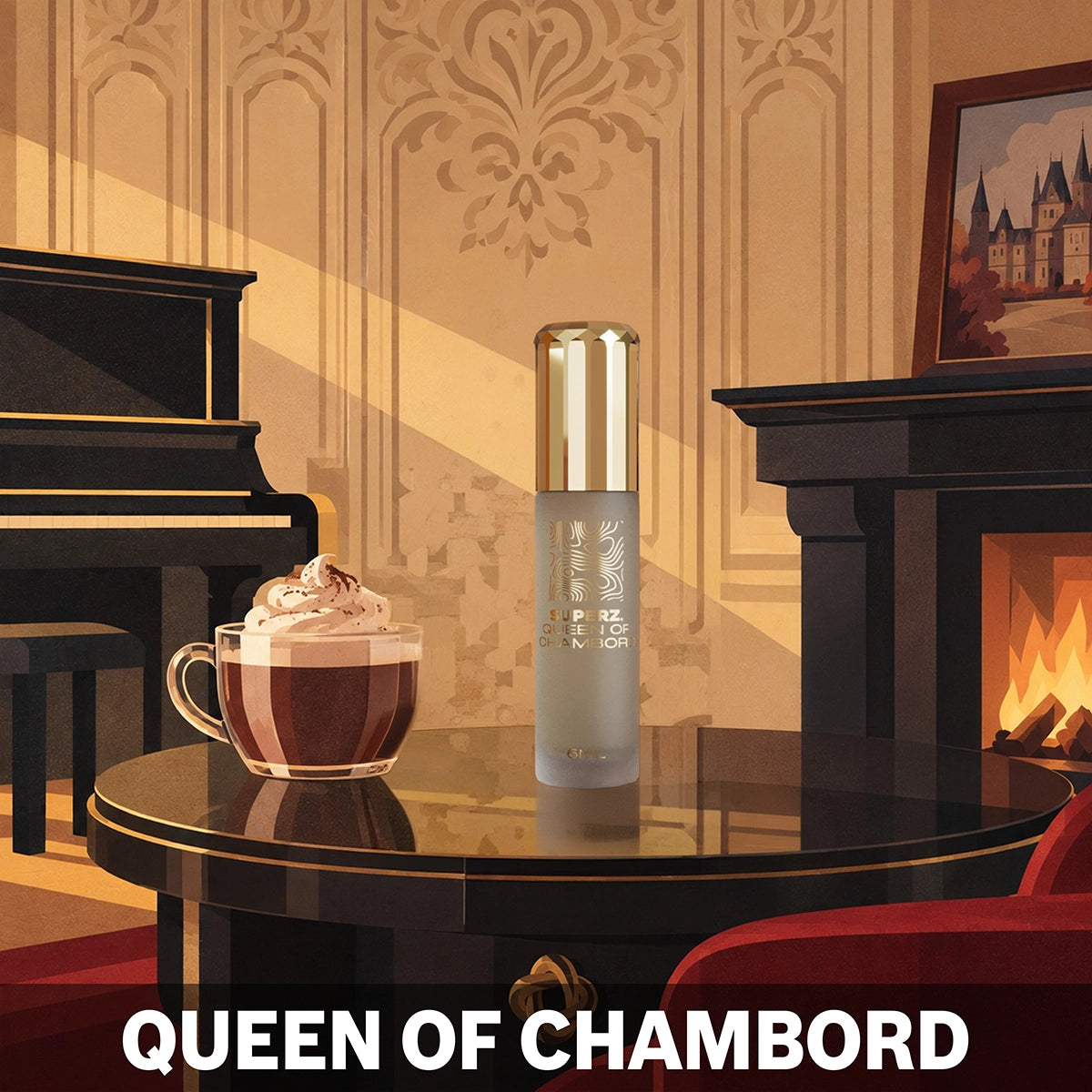 Queen of Chambord - 6 ml Exkluzívny 100% parfumový olej - Pre ženy