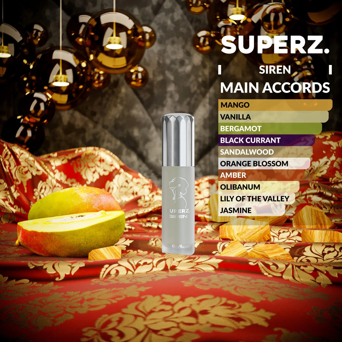 Siren - 6 ml exklusives 100% Parfümöl - Damen