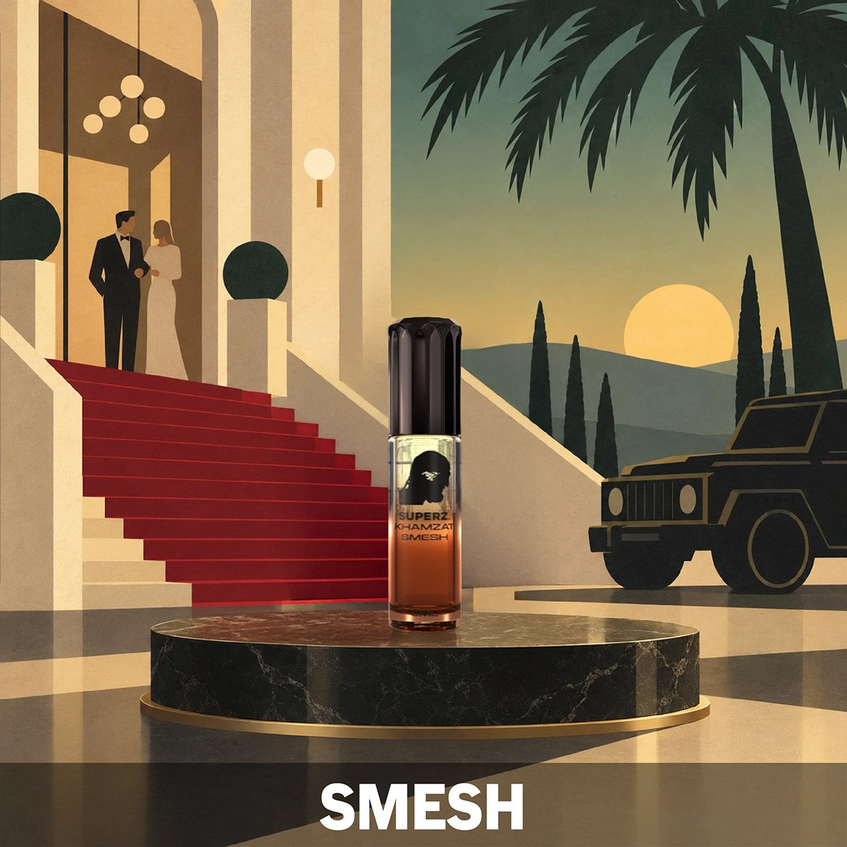 Khamzat Smesh - 6 ml Exkluzívny 100% parfumový olej - Unisex