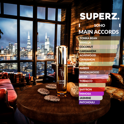 Soho - 6 ml Exclusive 100% Perfume oil - Unisexe