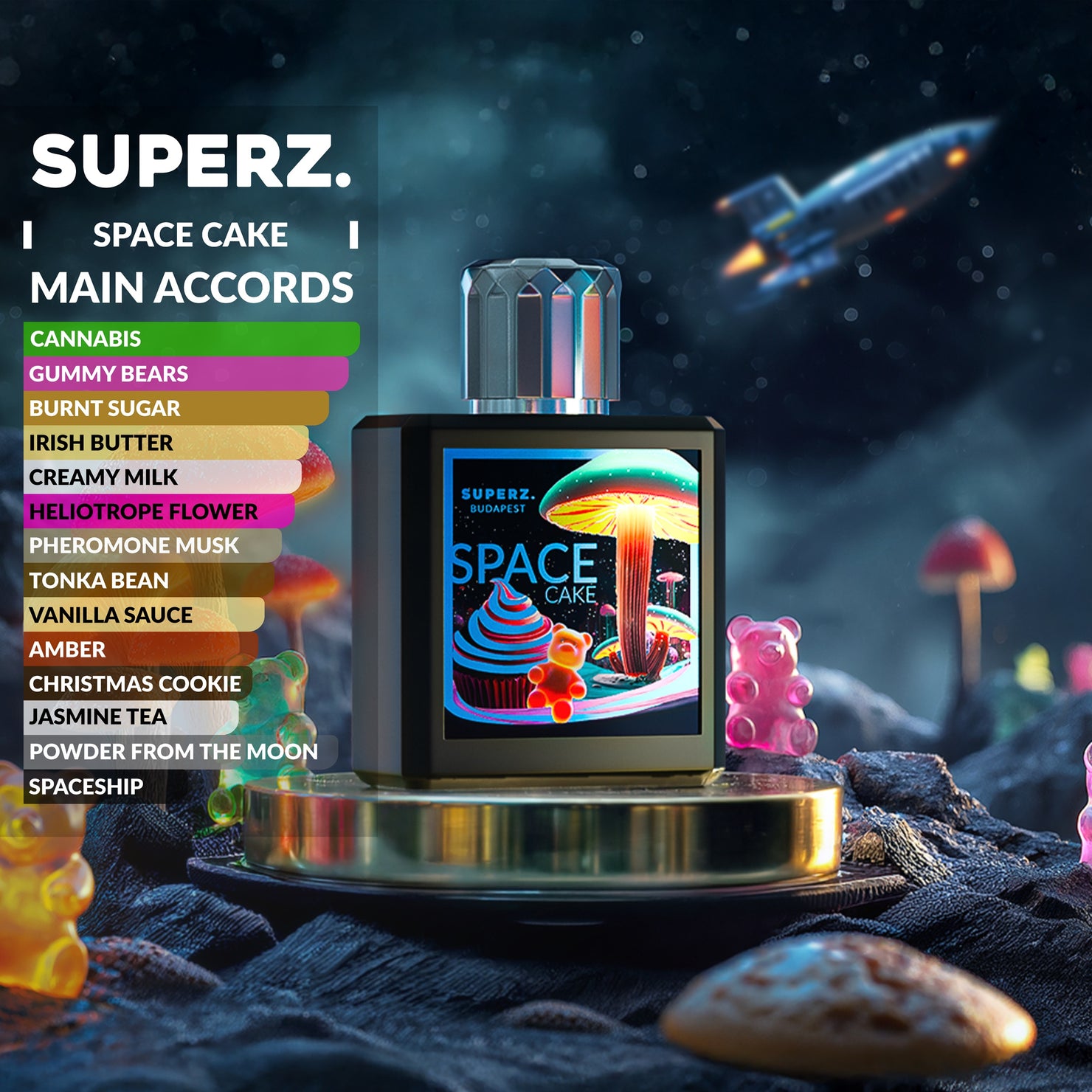 Space Cake - 50 ml Extrait de Parfum - Unisexe - Celestial Collection 03