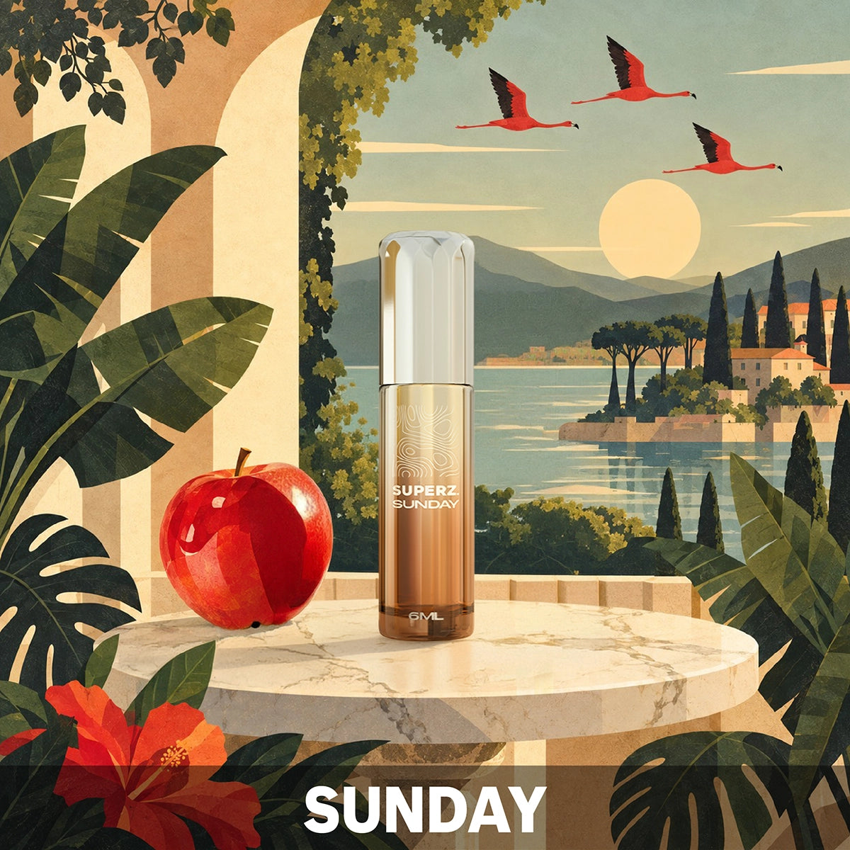 Sunday - 6 ml Ulei de parfum exclusiv 100% - Unisex