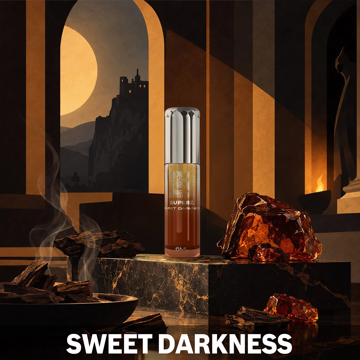 Sweet Darkness - 6 ml Exclusive 100% Perfume oil - Unisex
