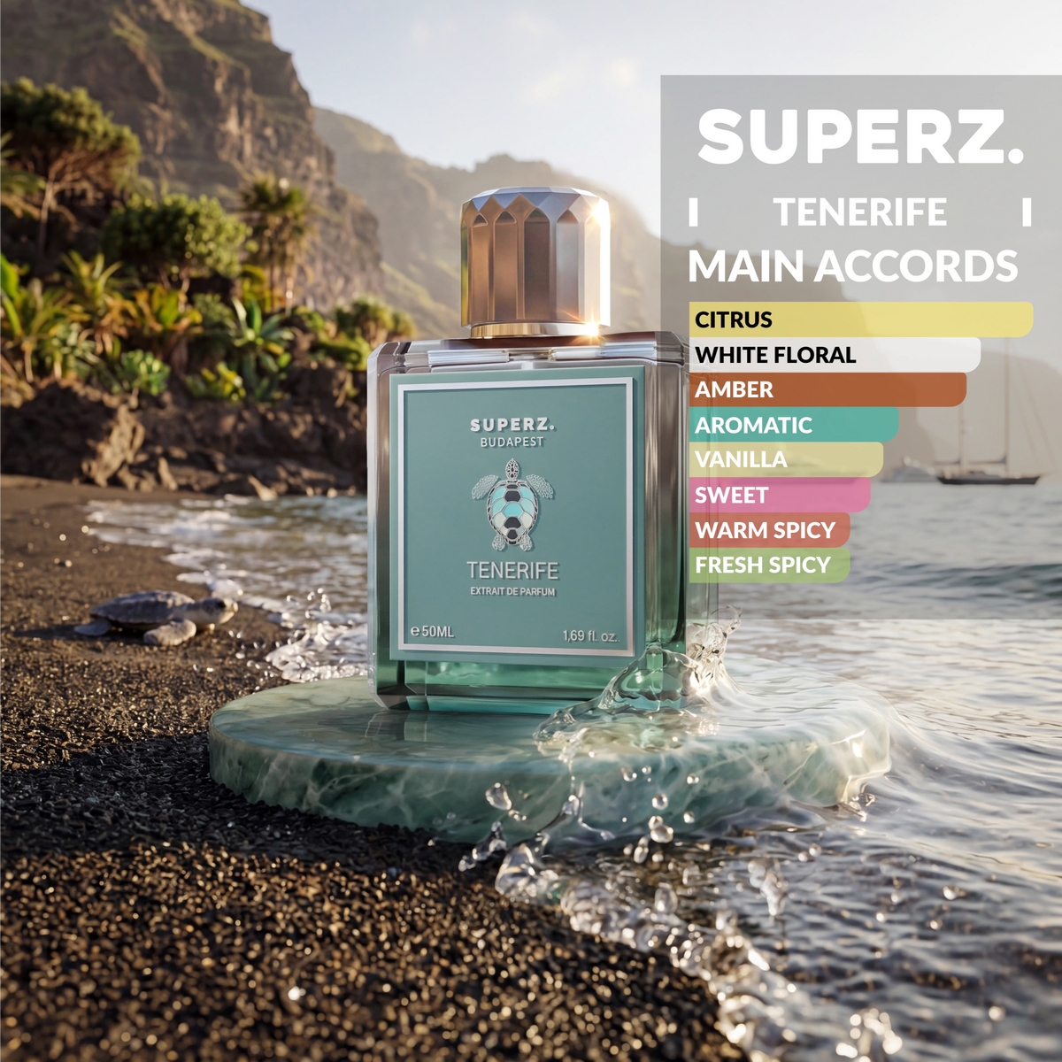 Tenerife - 50 ml Extrait De Parfum - Unisex - New box design