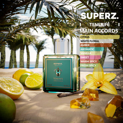 Tenerife - 50 ml Extrait De Parfum - Unisex - with new box design