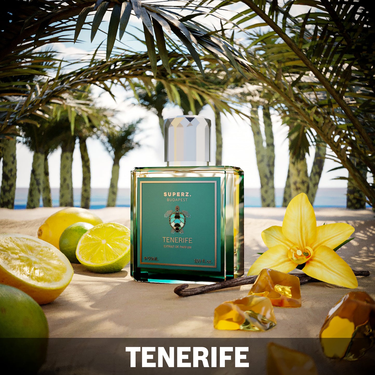 Tenerife - 50 ml Extrait De Parfum - Unisex - with new box design