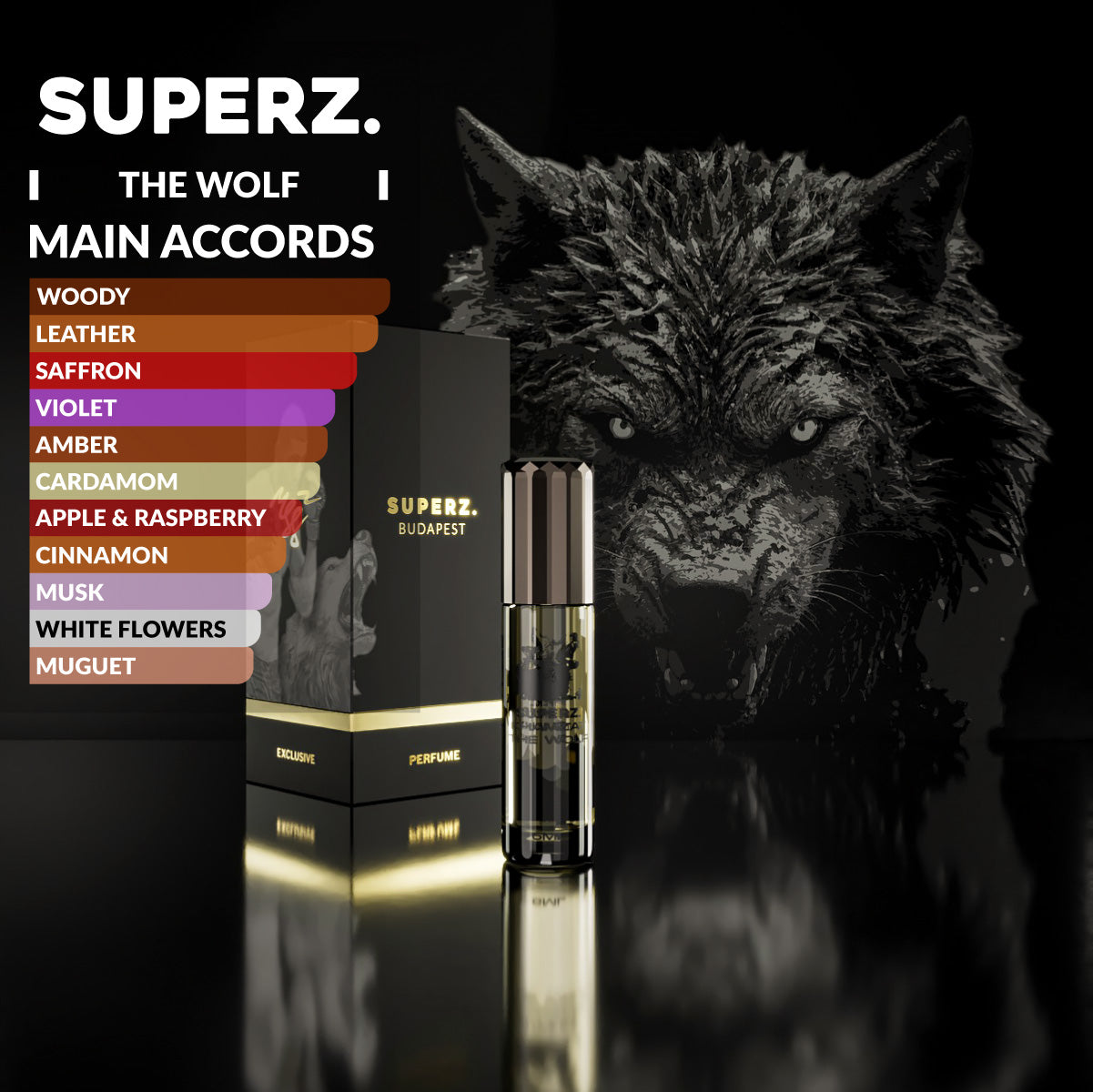 Khamzat-The Wolf - 6 ml Exkluzívny 100% parfumový olej - Unisex