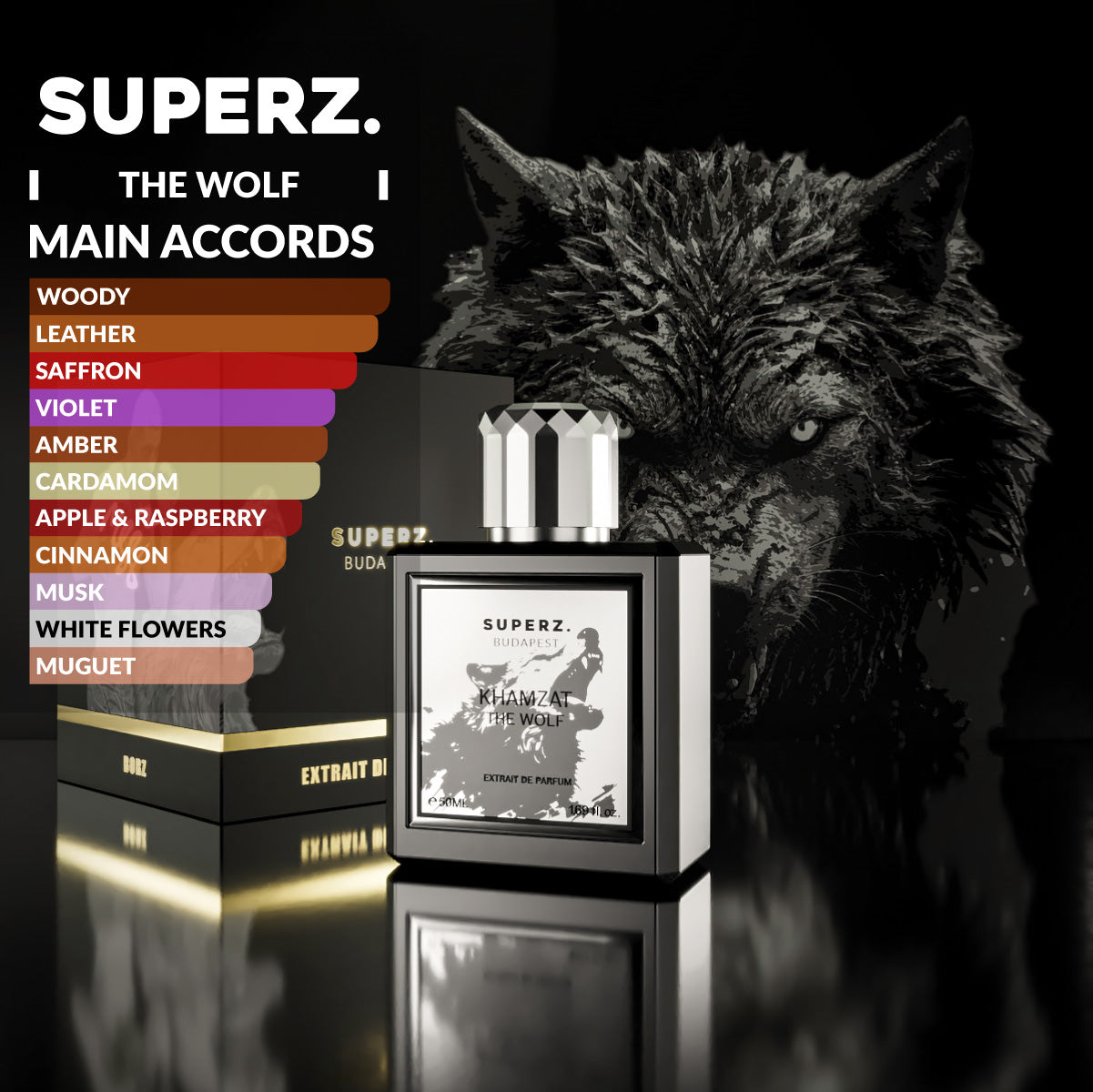 Khamzat-The Wolf - 50 ml Extrait de Parfum - Unisex