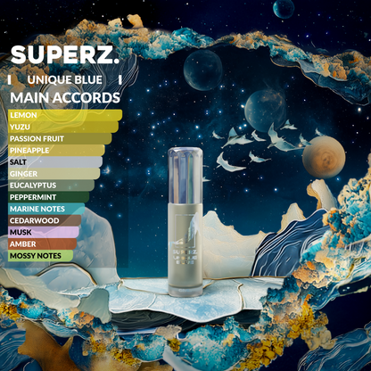 Unique Blue - 6 ml exklusives 100% Parfümöl - Unisex