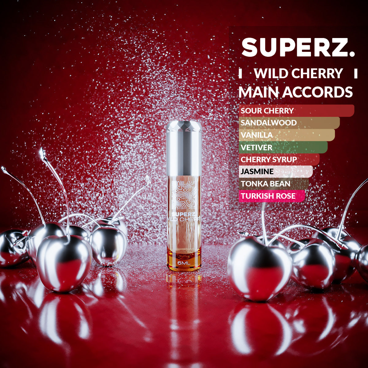 Wild Cherry - 6 ml Exkluzívny 100% parfumový olej - Unisex